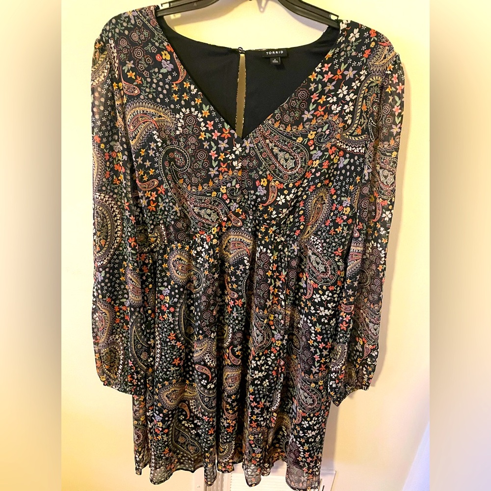 Torrid Long Sleeve Dress Size 2